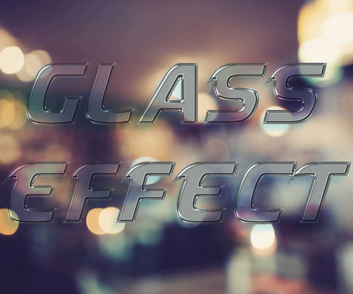How to create glass effect in Photoshop - step 11