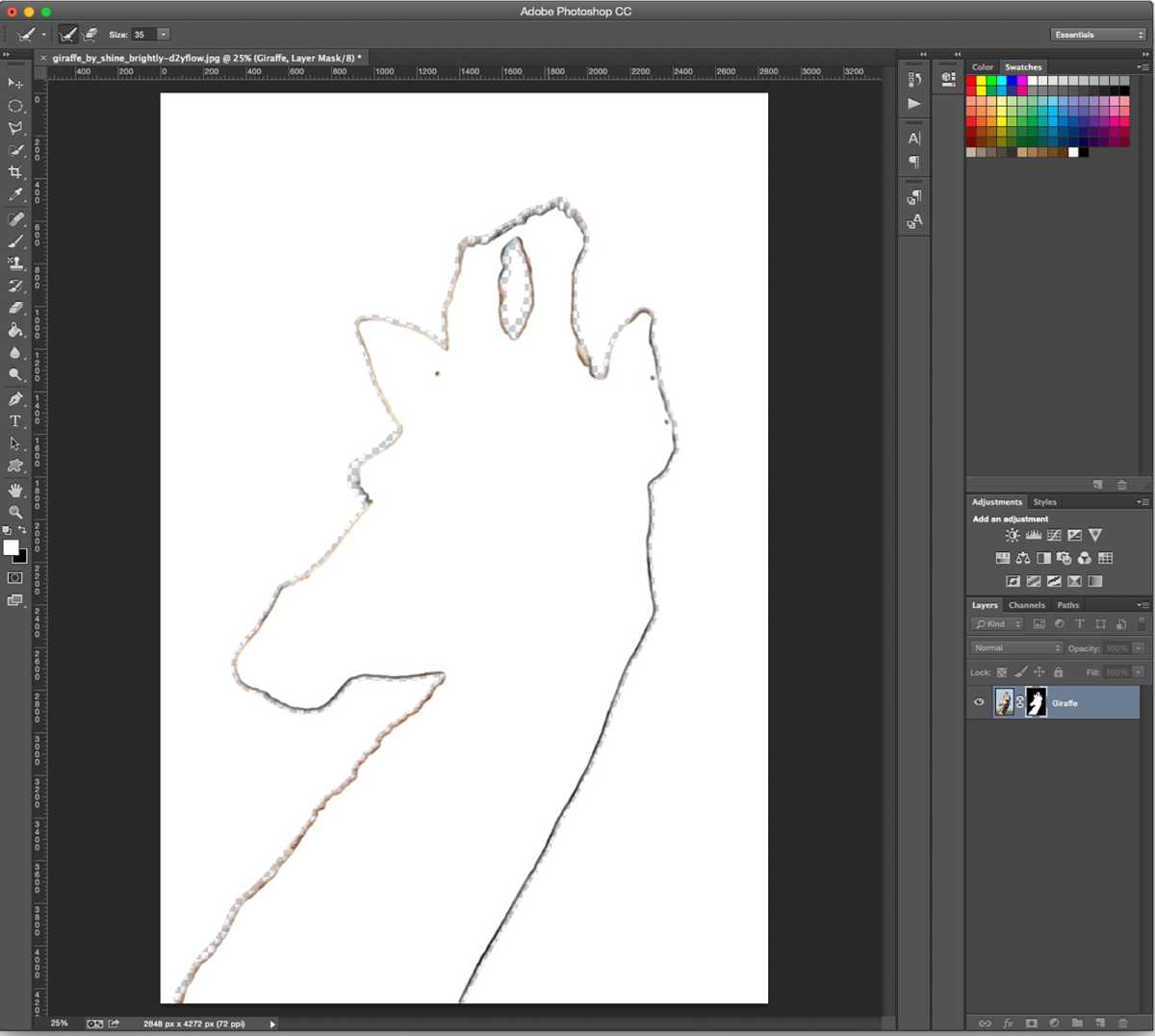 How to remove background in Photoshop - step 8