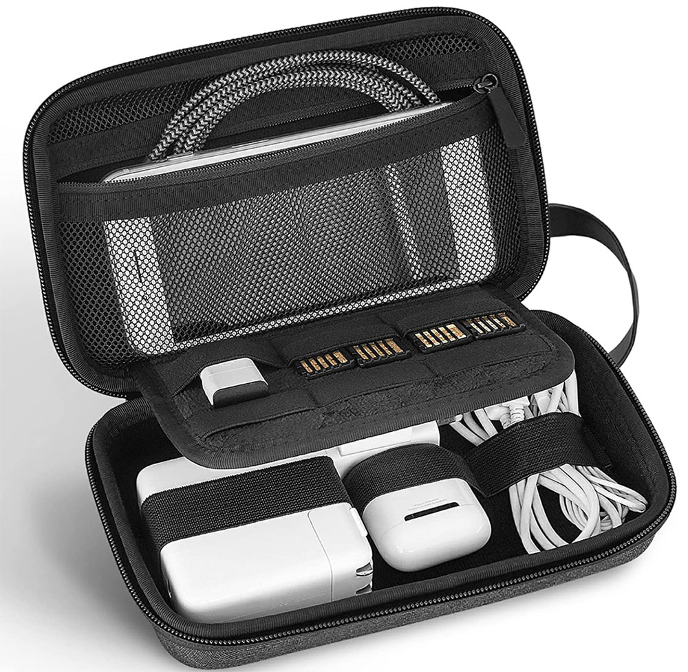 JETech Electronics Accessories Organizer Hard Carrying Case