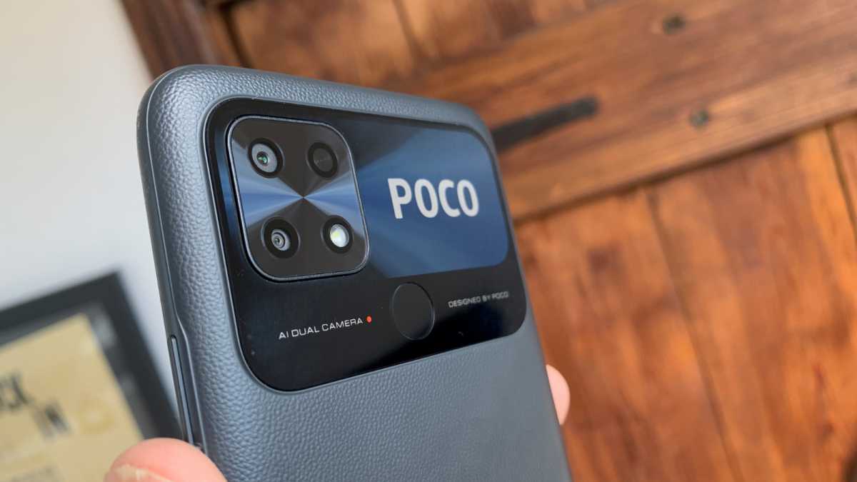 Rear Camera array of Poco C40