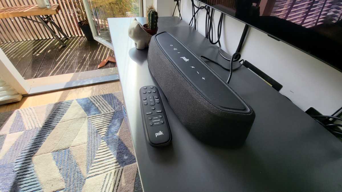 Polk Magnifi Mini AX soundbar side