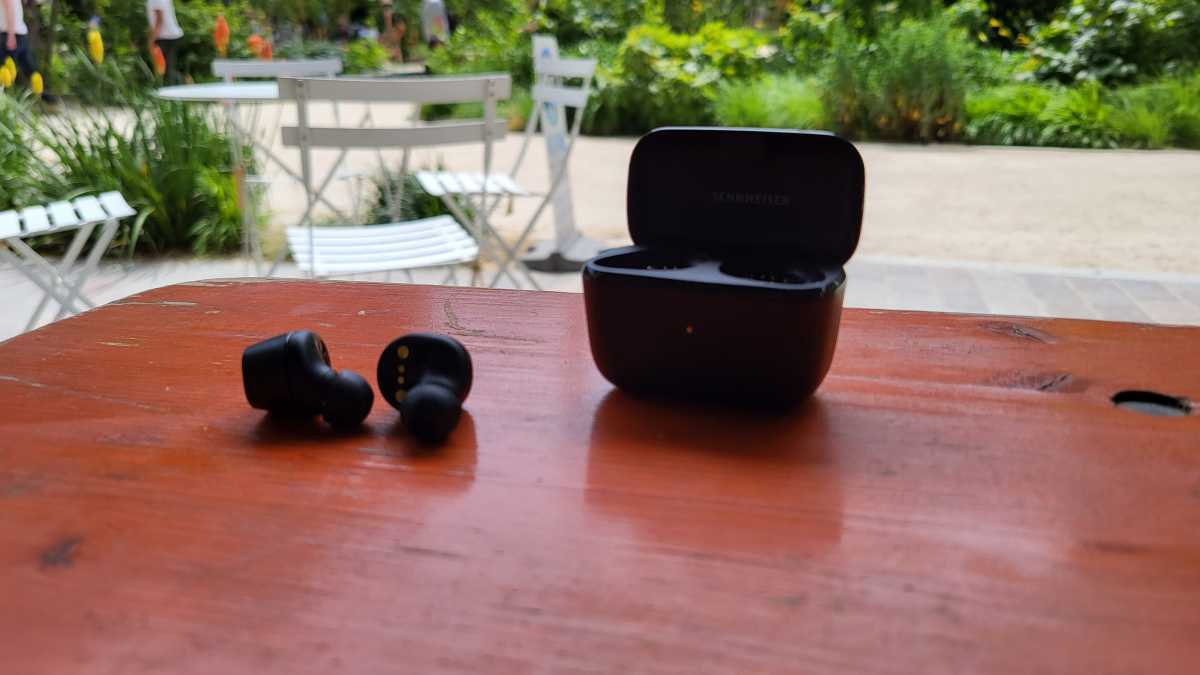 Sennheiser CX Plus True Wireless earbuds and case