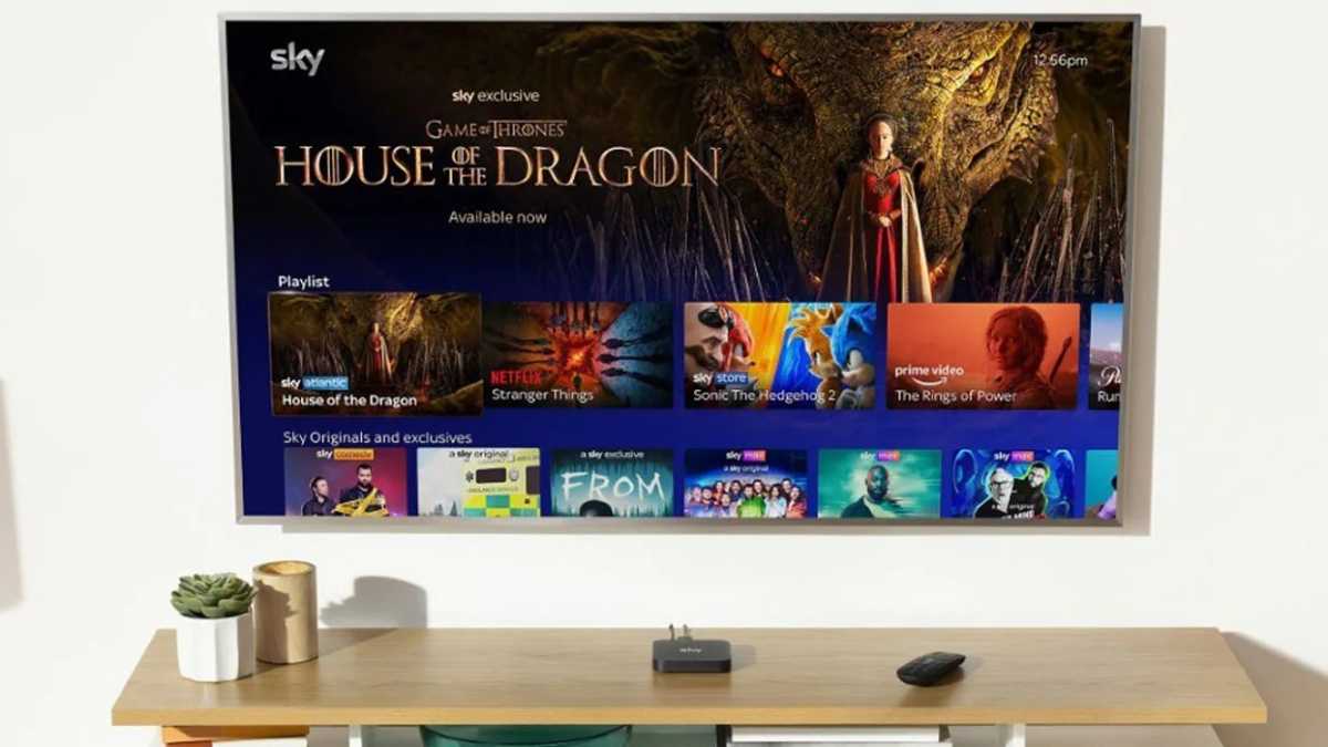 Sky Stream user interface