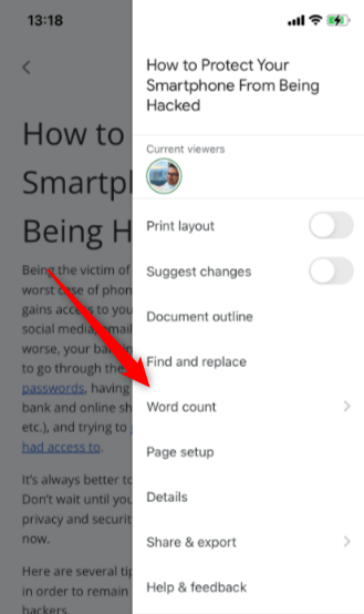 how-to-check-word-count-on-google-docs