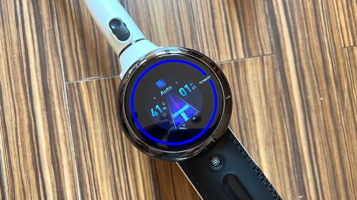 Tineco Pure One S15 Pro circular display