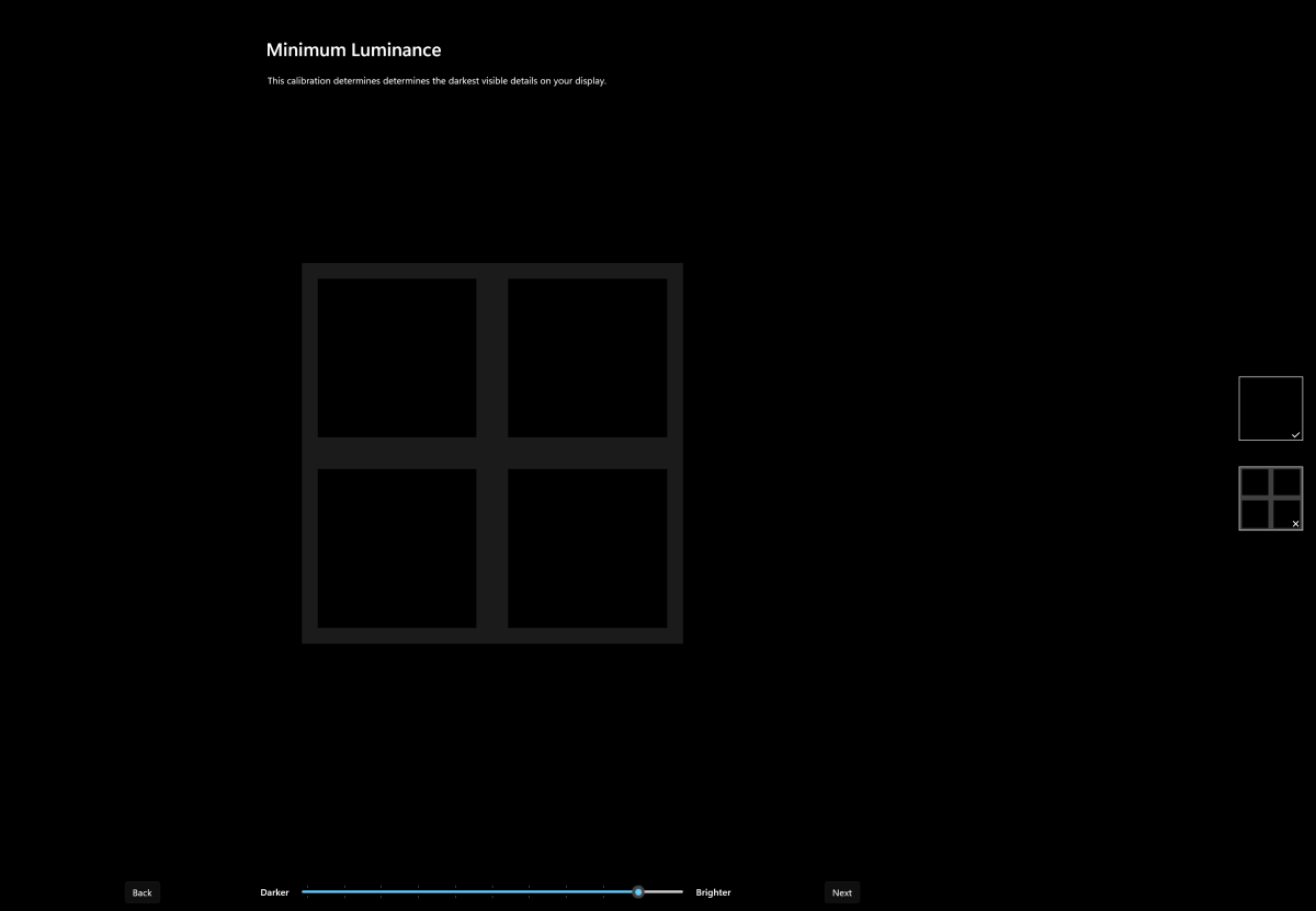 Windows HDR Calibration app