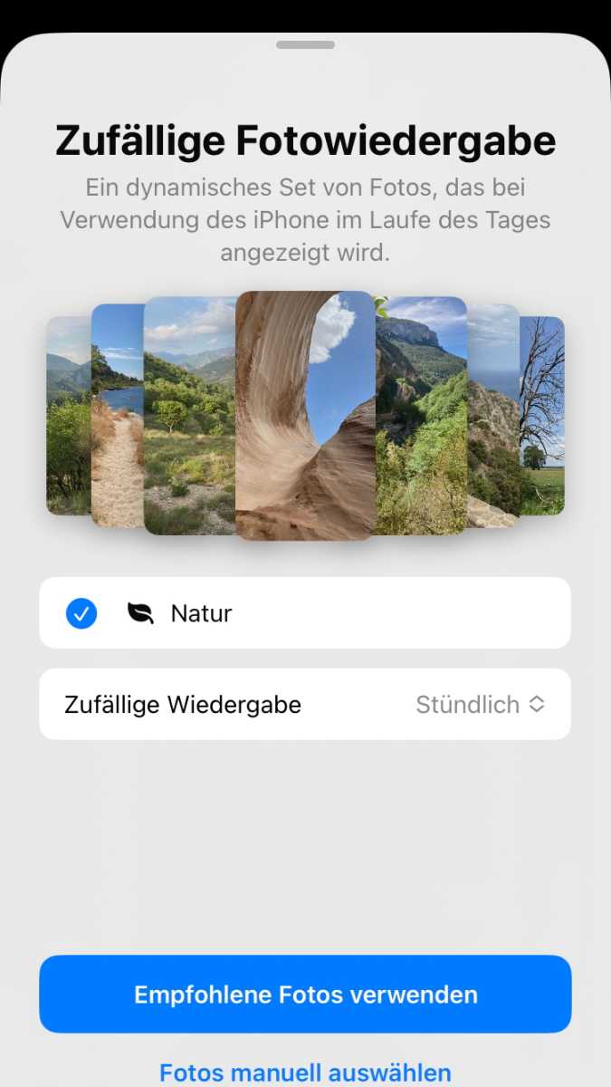Zufällige Fotowiedergabe