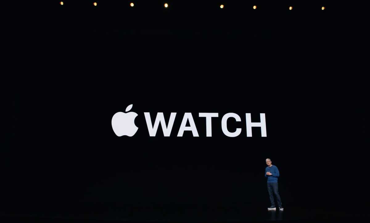 Apple Watch keynote slide