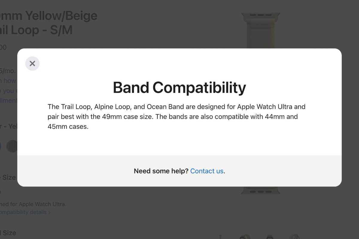 Apple Watch Ultra band compatibility