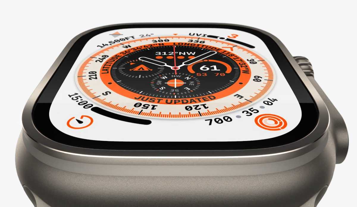 Apple Watch Ultra face