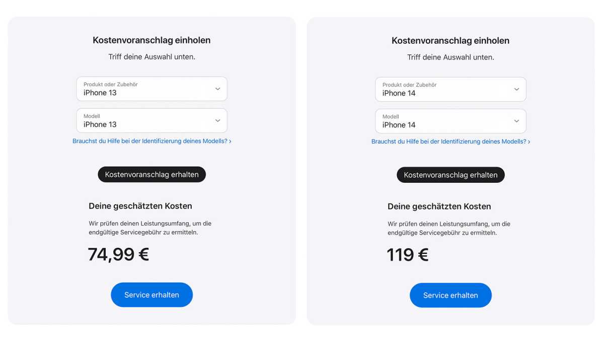 Batterietausch bei iPhone 13 und 14