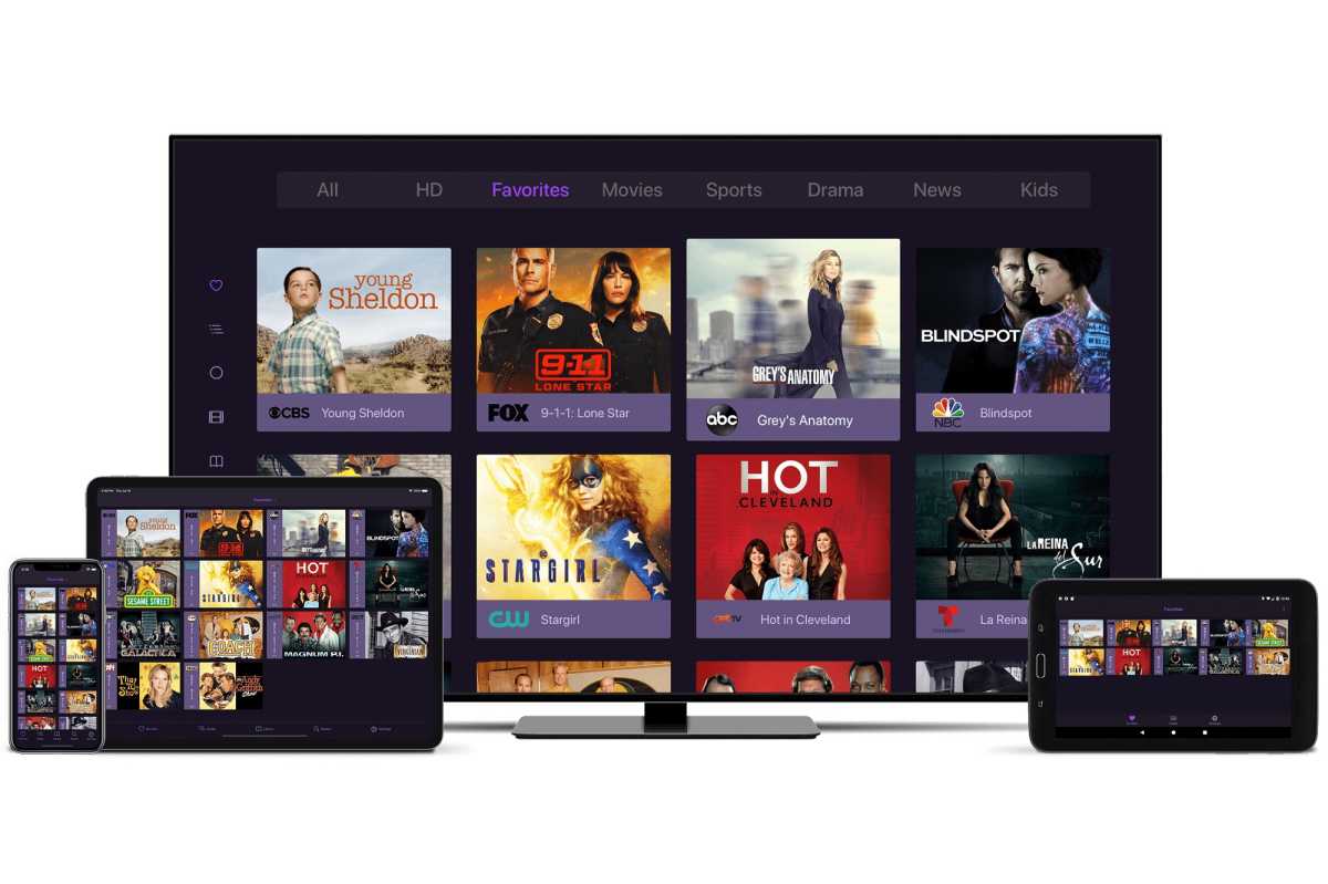 Channels DVR on TVs, phones, and tablets