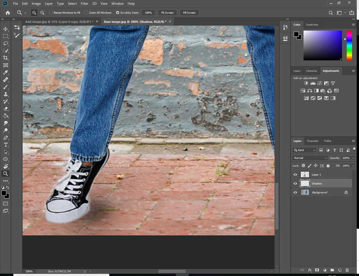 How to Photoshop someone into a picture - step 11