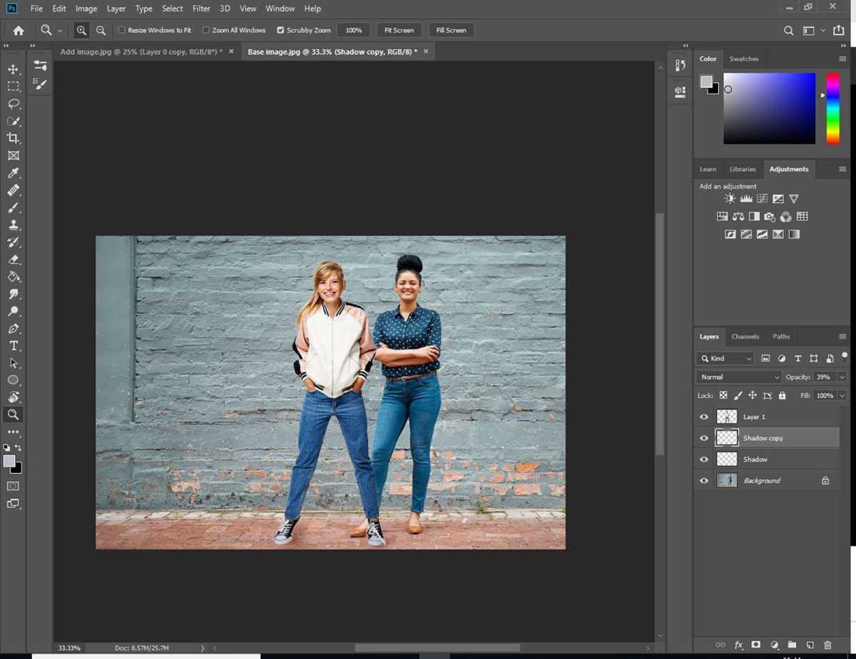 How to Photoshop someone into a picture - step 14