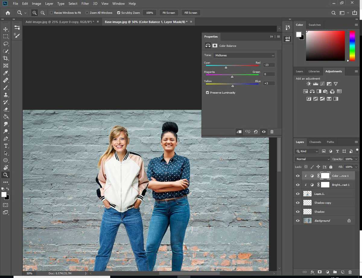 How to Photoshop someone into a picture - step 17