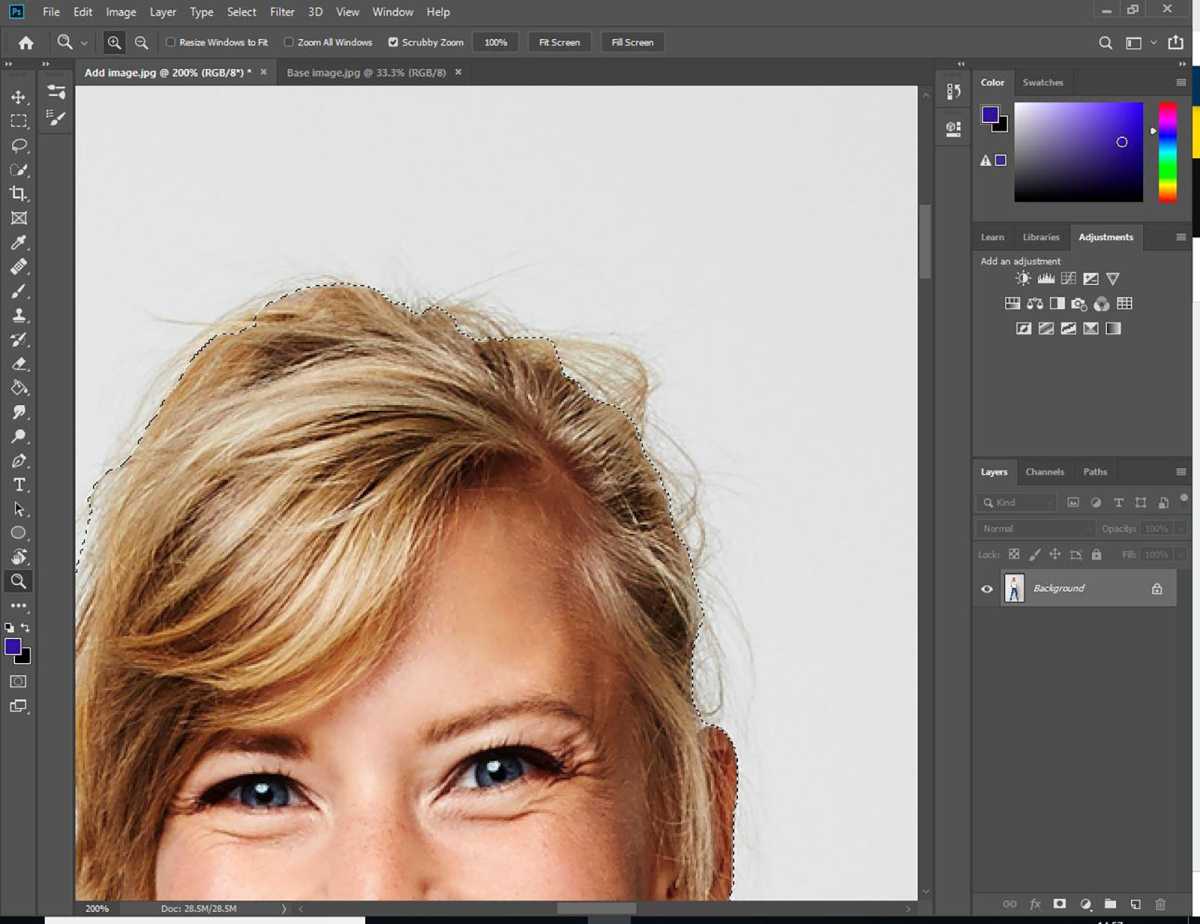 How to Photoshop someone into a picture - step 2