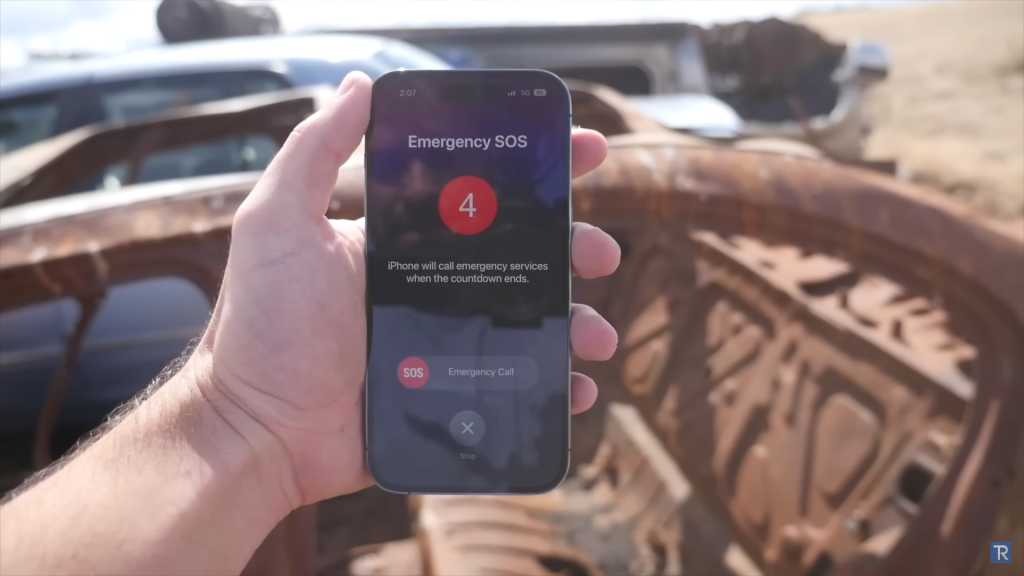 Image: Youtuber testet Unfallerkennung des iPhone 14 â mit Erfolg
