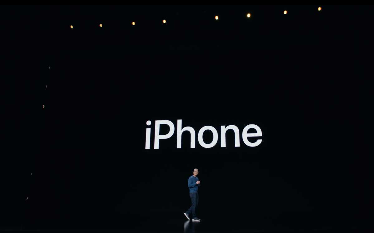 iPhone keynote slide