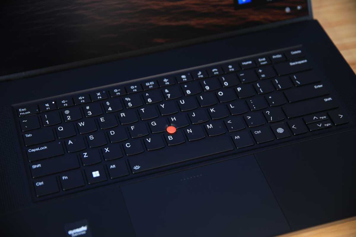 ThinkPad keyboard and touchpad
