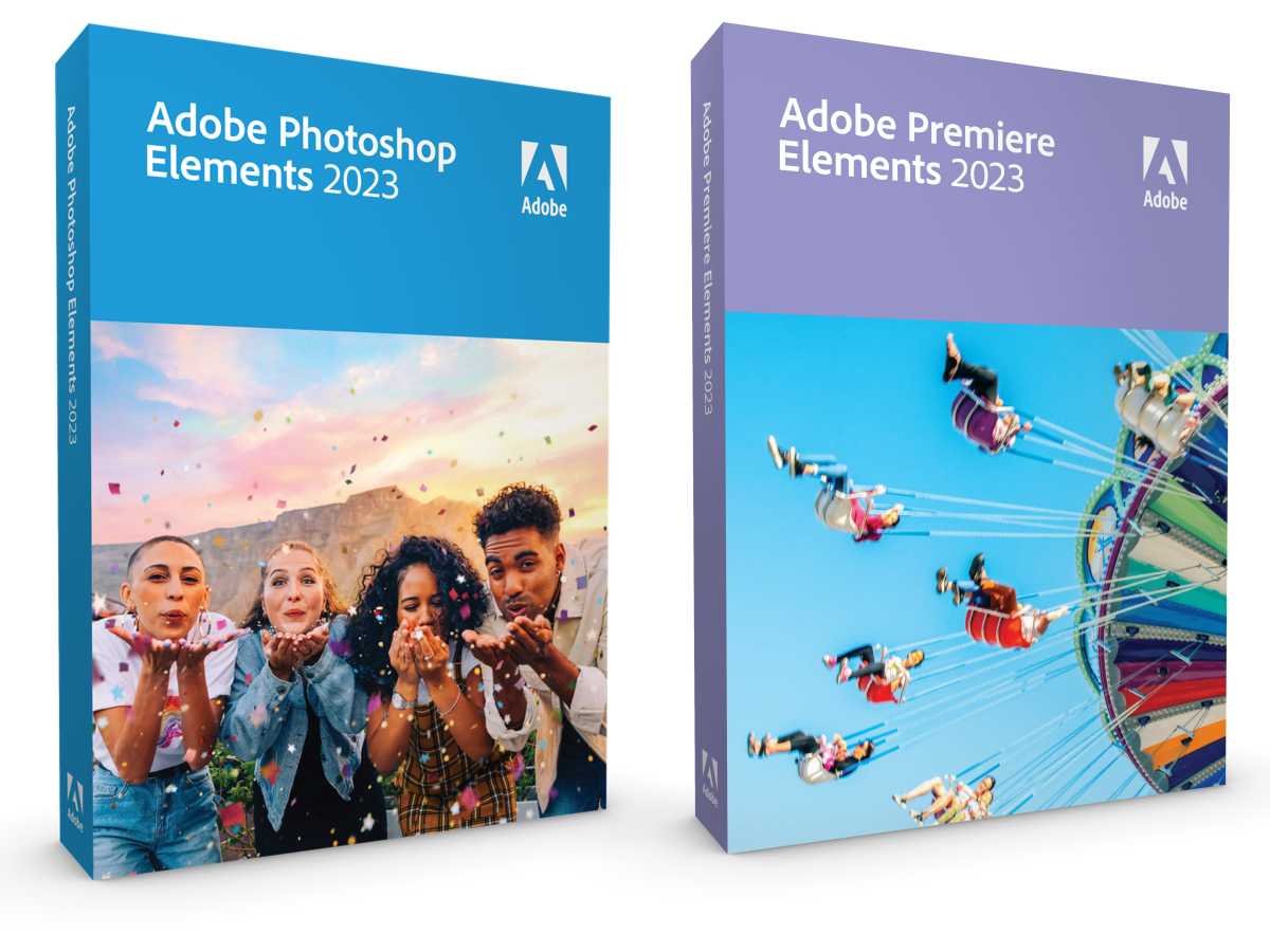 Photoshop and Premiere Elements Boxes