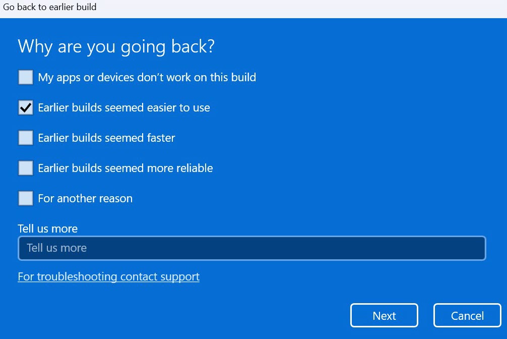 Windows 11 downgrade to Windows 10 tutorial