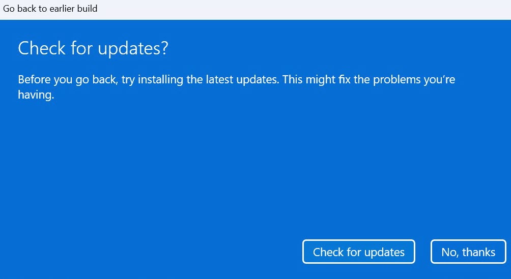 Windows 11 downgrade to Windows 10 tutorial