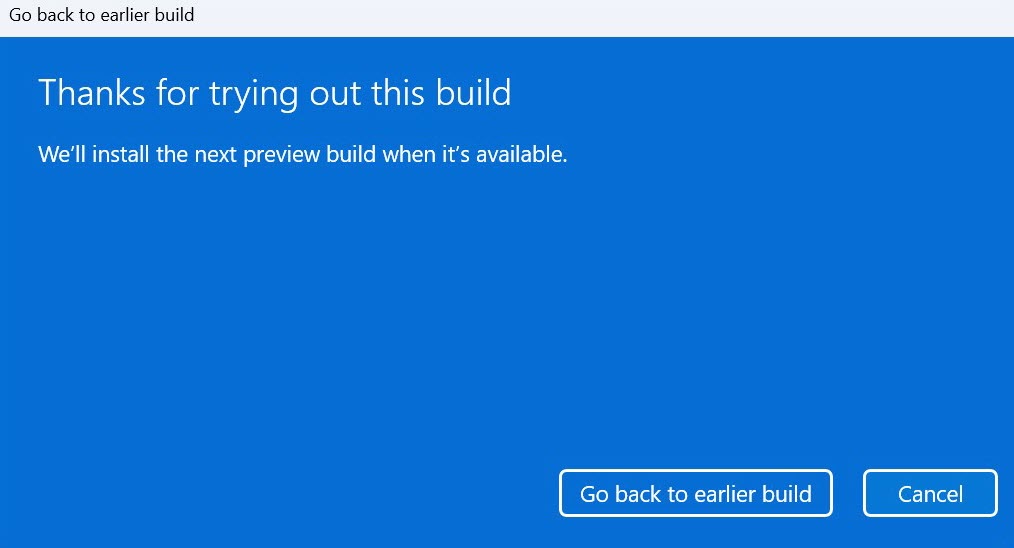 Windows 11 downgrade to Windows 10 tutorial