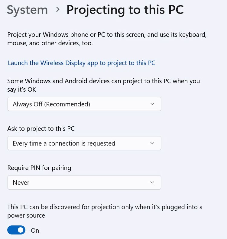 wireless second monitor windows