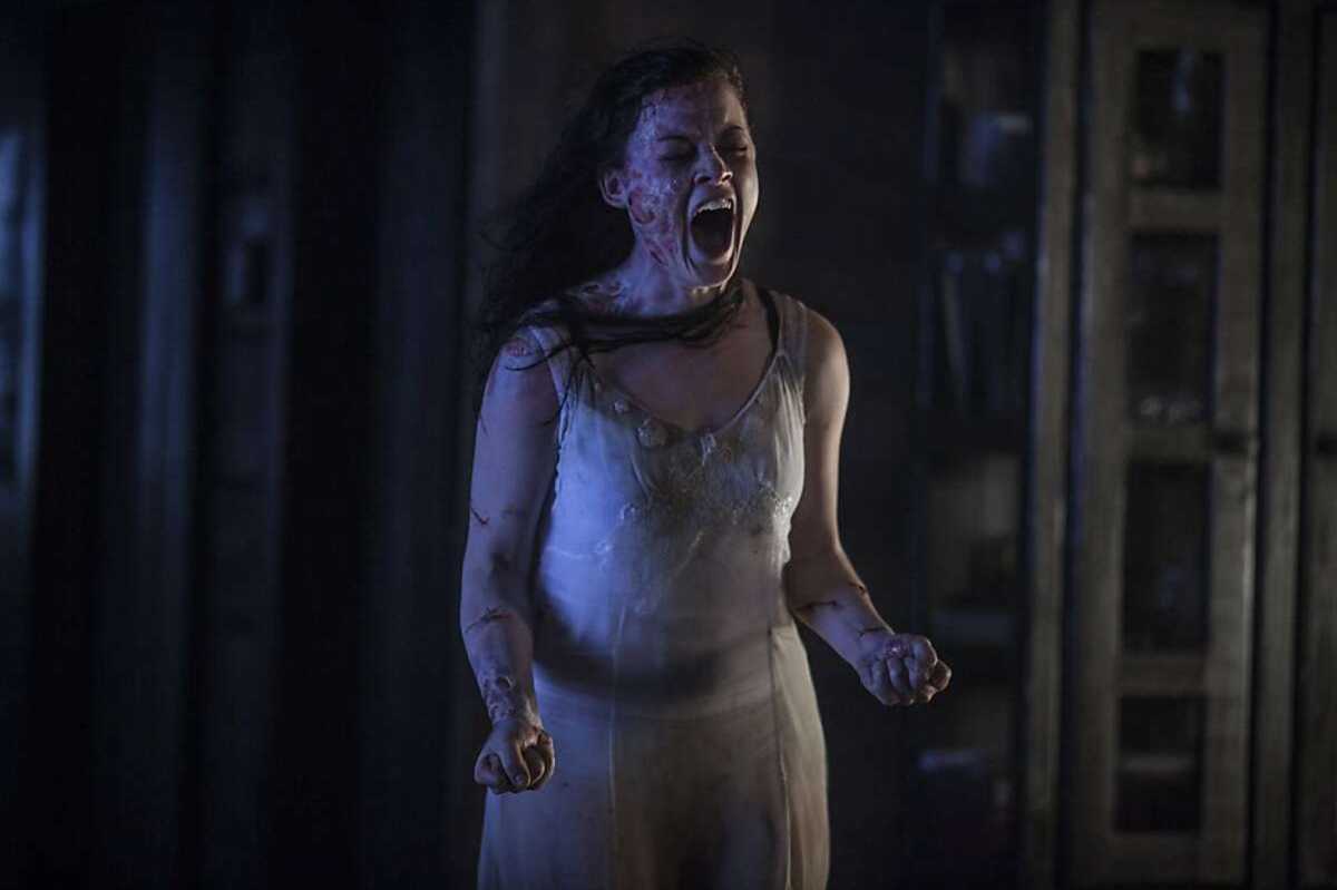 A scene from the film 'Evil Dead'