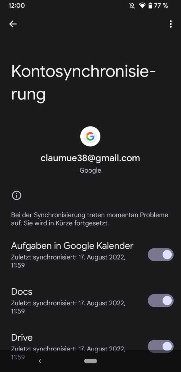 Möchten Sie von mehreren Plattformen aus auf Ihre Google-Daten zugreifen, müssen Sie die Synchronisation der einzelnen Dienste auf Ihrem Smartphone aktivieren. Der Sync-Vorgang lässt sich auch automatisieren.