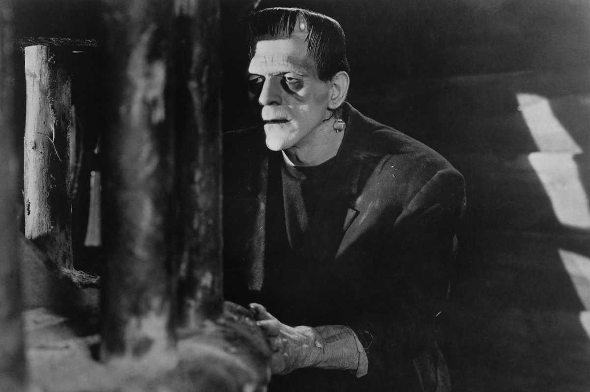 A scene from the film 'Frankenstein'