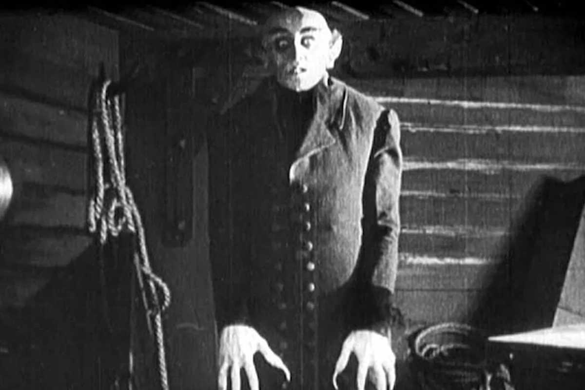 A scene from the film 'Nosferatu'