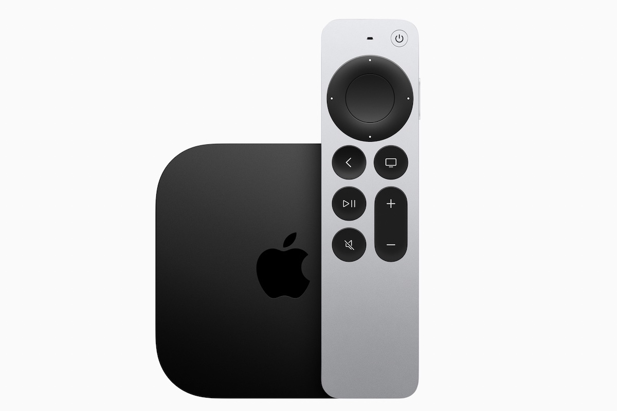 Apple TV 2022 a dálkový ovladač