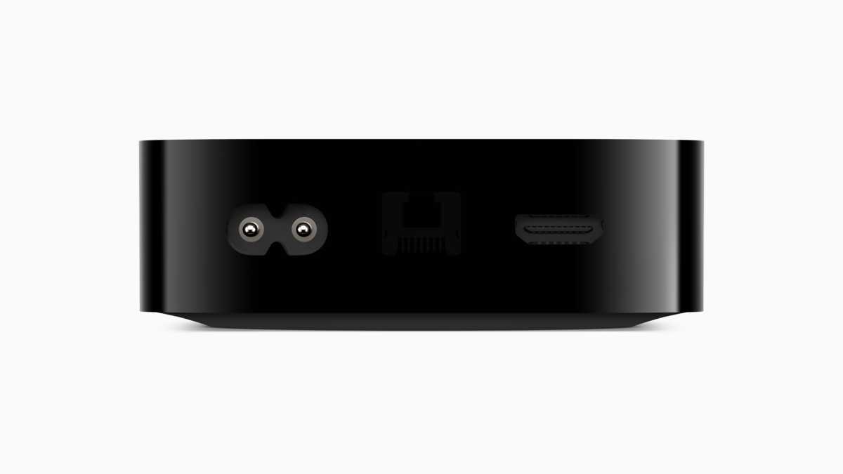 Apple TV 4K (2022) ports close up