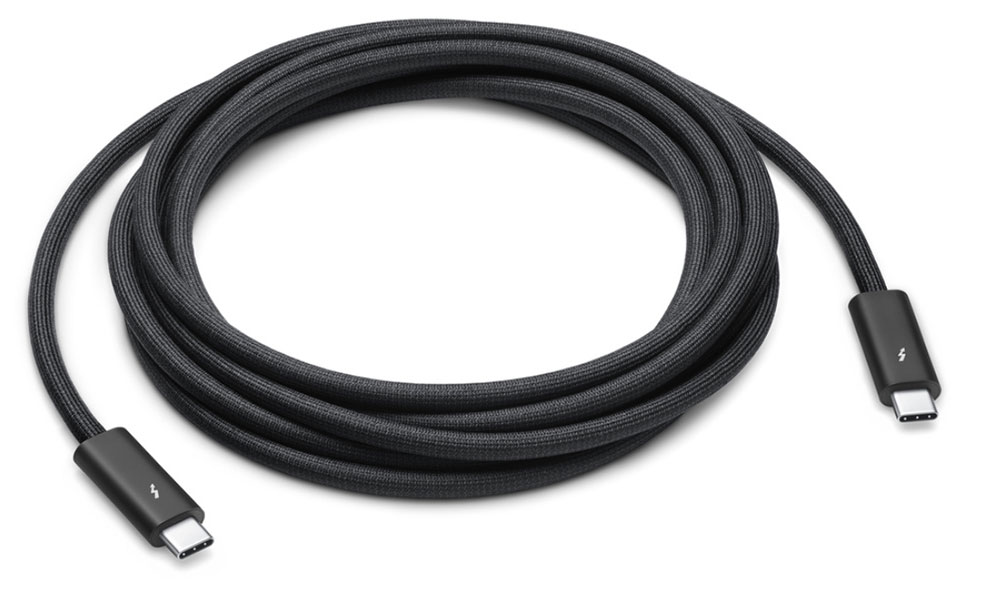 Apple Thunderbolt 4 Pro Cable (3m) - Best long 100W PD Thunderbolt 4 cable