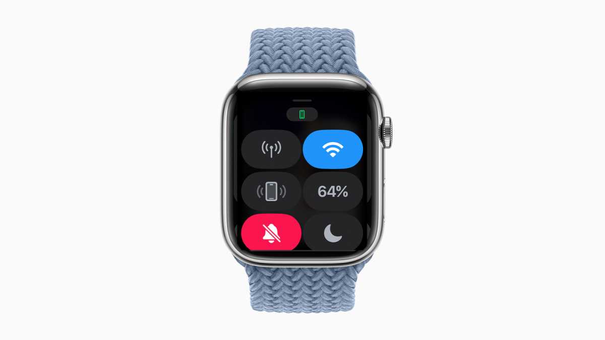 Control Centre on Apple Watch