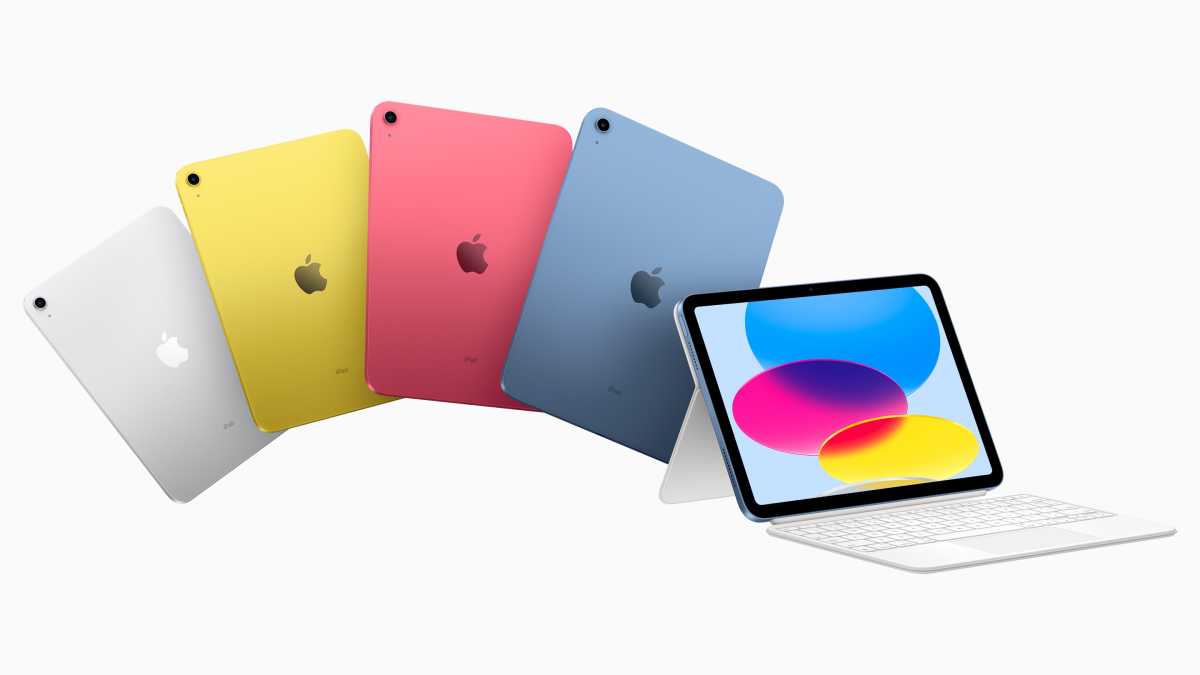 Apple iPad 10th gen colours