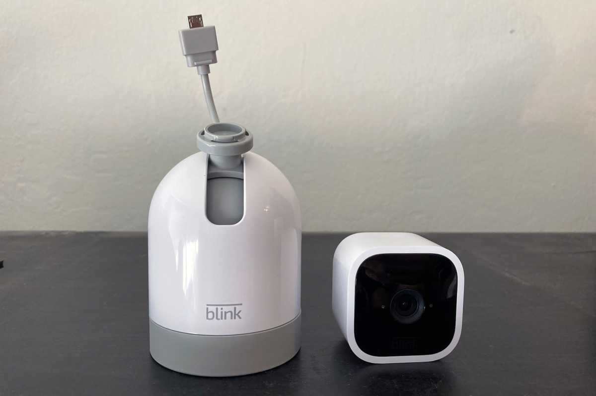 Blink Mini Pan-Tilt Camera - Rotating Indoor Plug-in Smart