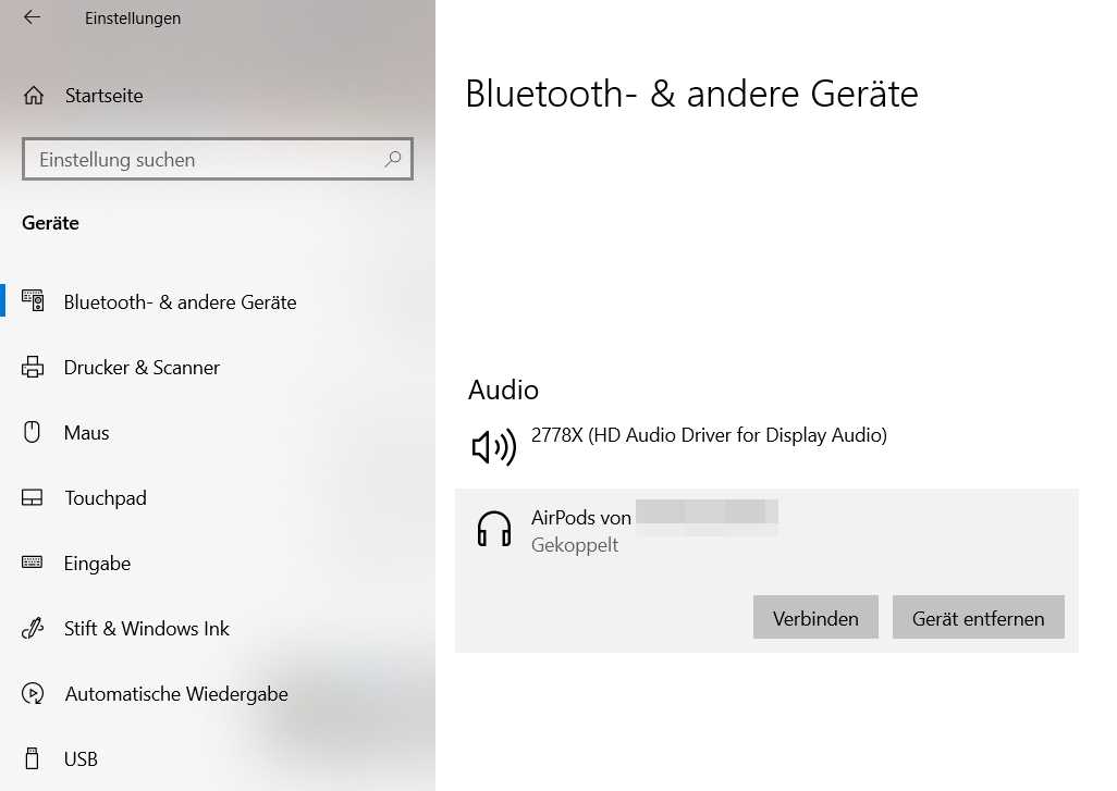 Airpods mit Laptop / PC verbinden so geht's unter Windows PCWELT