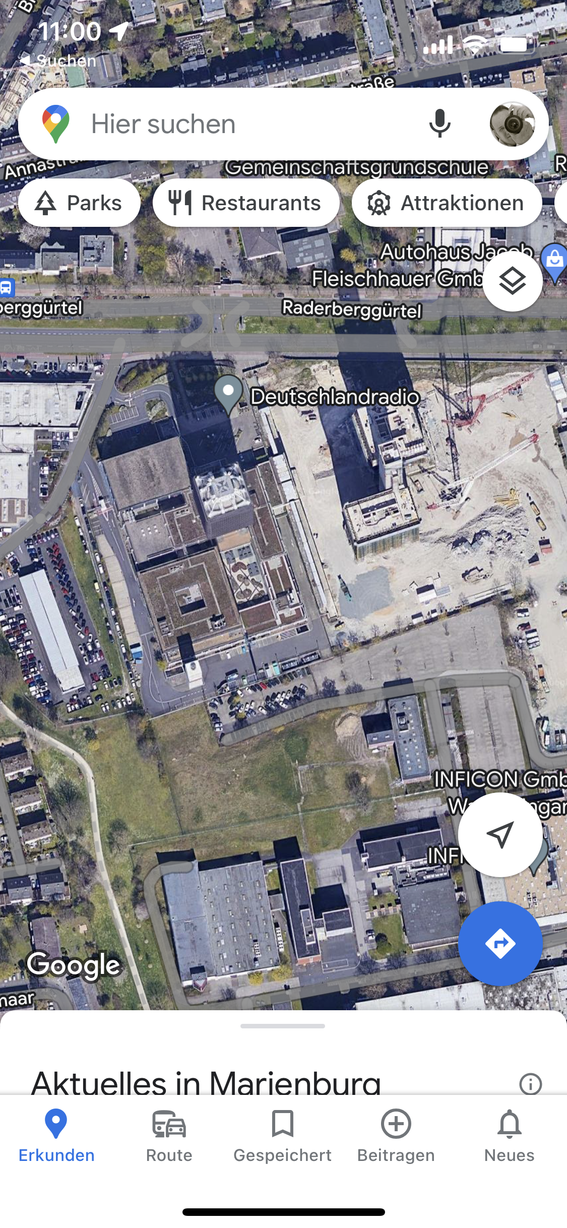 Deutsche Welle Hochhaus Google Maps