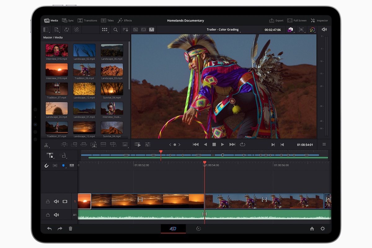 Davinci Resolve iPad Pro