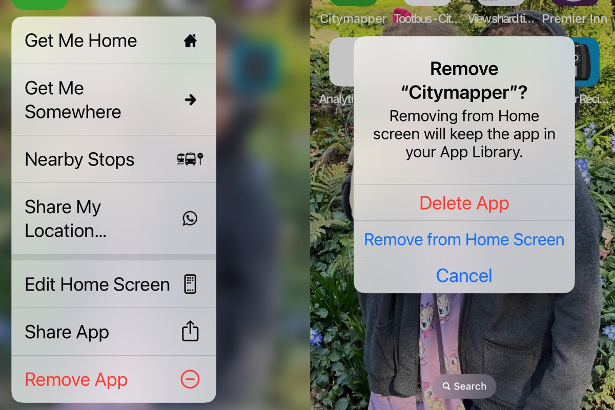 How to delete an app iphone
