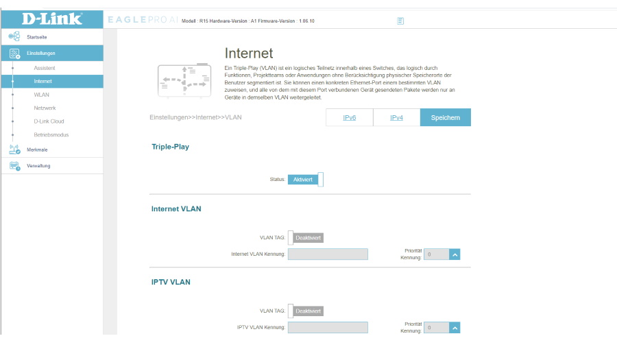 D-Link Eagle Pro R15 VLAN