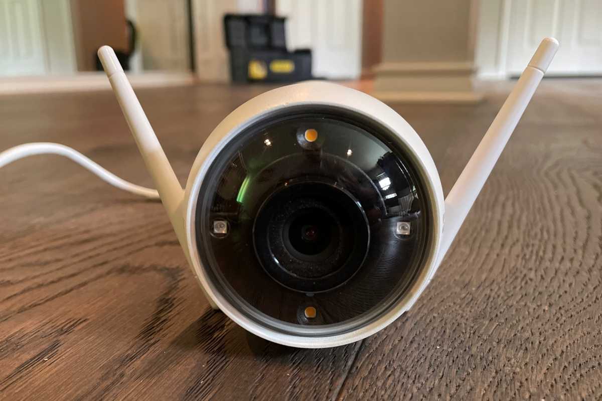 EZVIZ C3W home security camera lens view