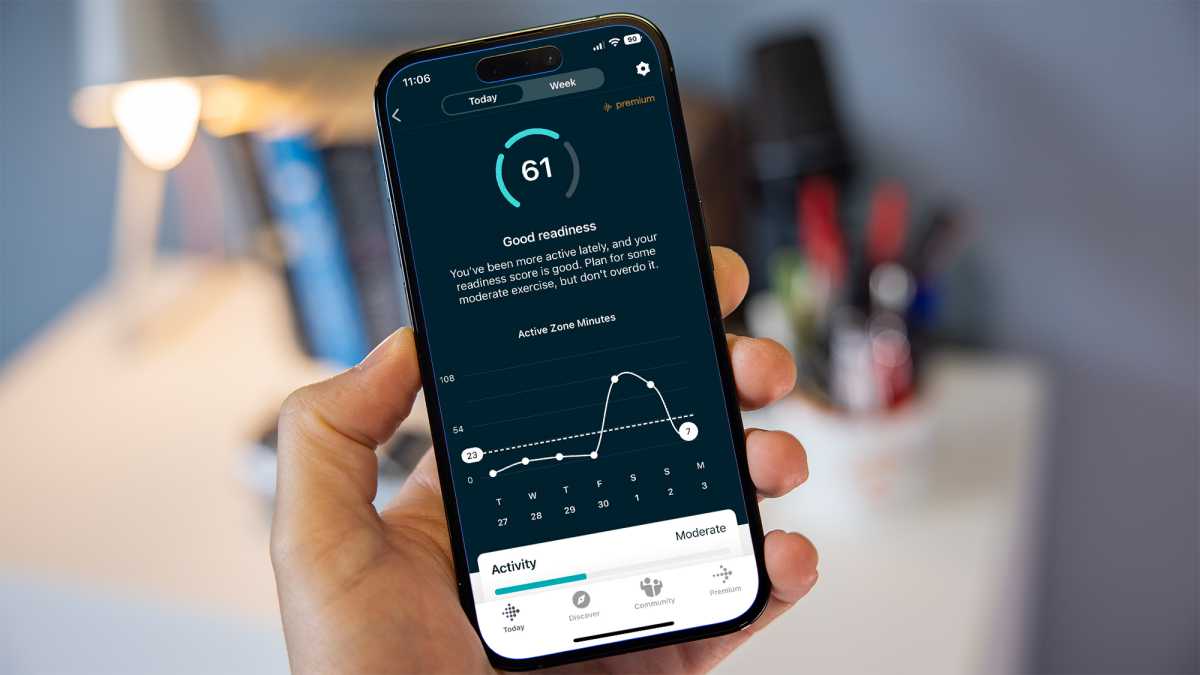 Fitbit App - readiness