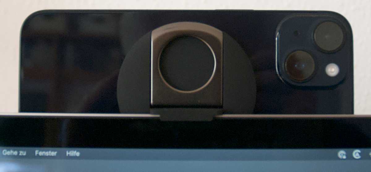 Halterung für iPhone-Kamera-Übergabe