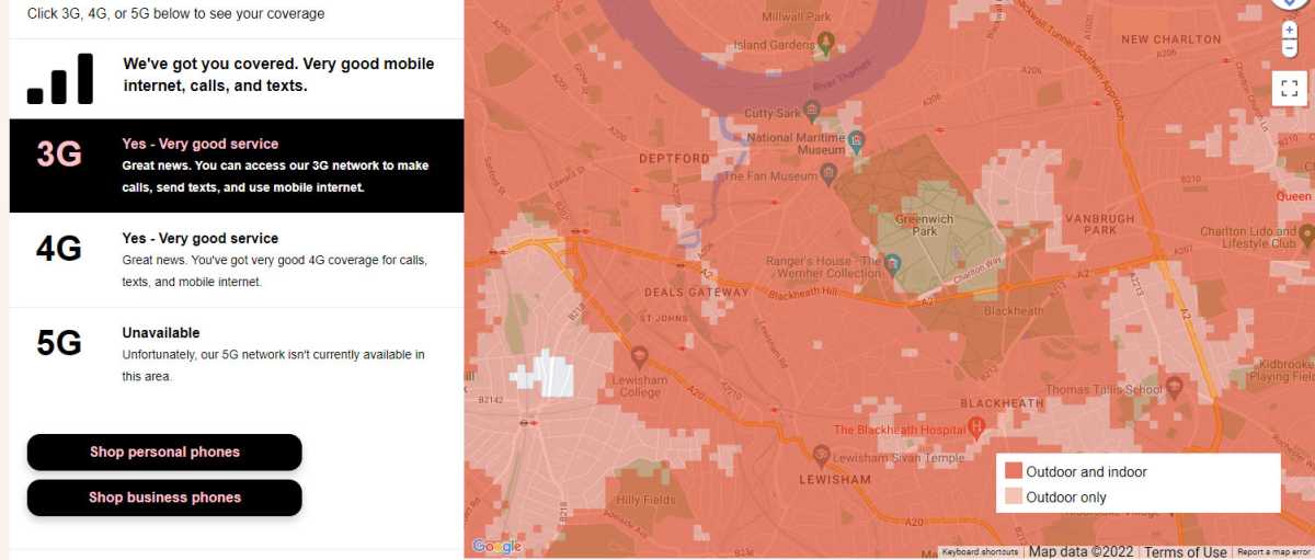 virgin mobile 4g coverage map