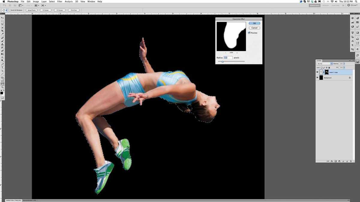 How to create lighting effect in Photoshop - step 4