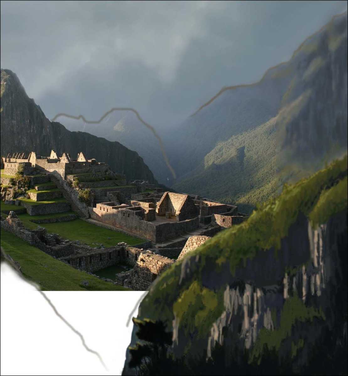 How to create a matte painting in Photoshop - step 6