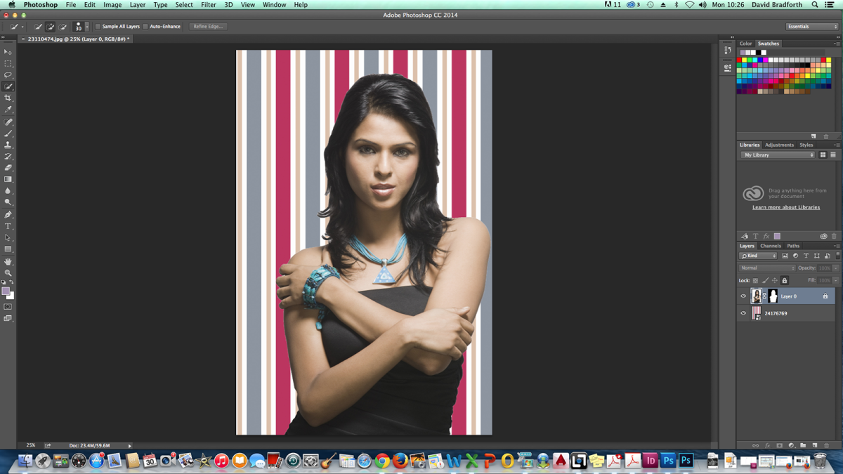 How to lock or unlock layers in Photoshop - step 2